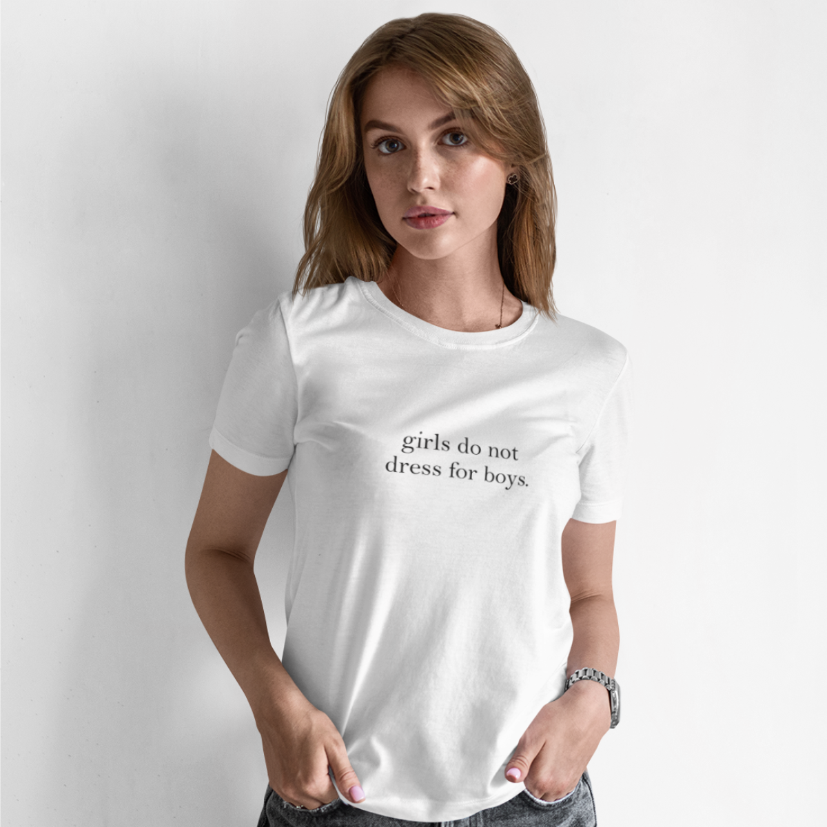 Girls do not dress for hot sale boys tshirt