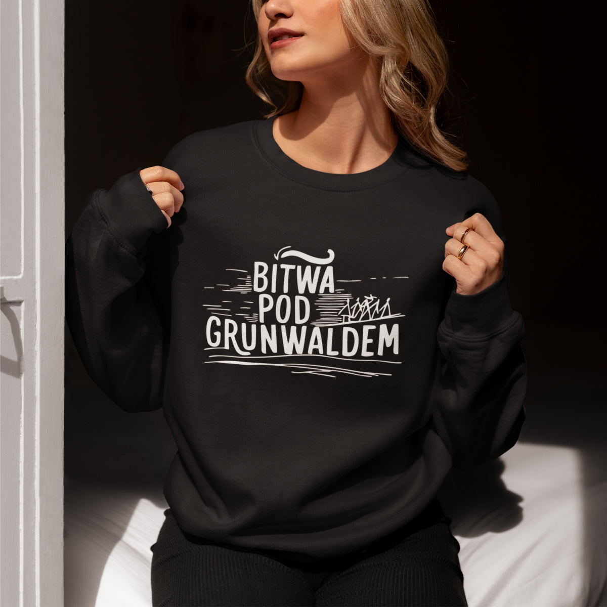 Bluza UNISEX czarna "Bitwa historyczna"