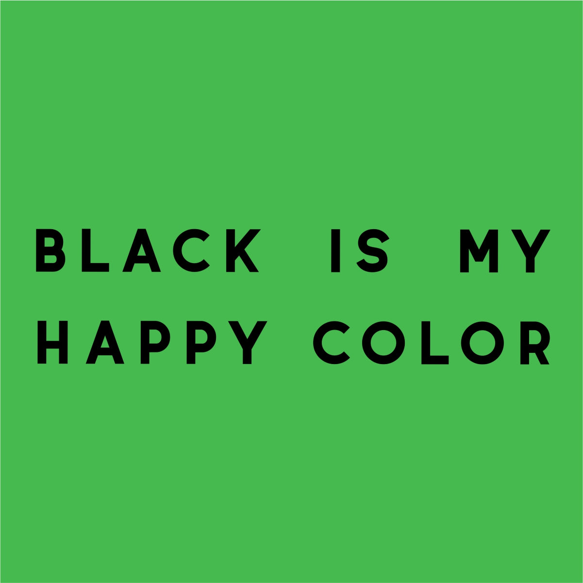 Limonkowa koszulka Black is my happy color