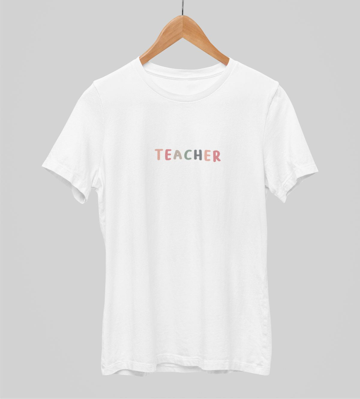 Białe UNISEX koszulki "Teacher"