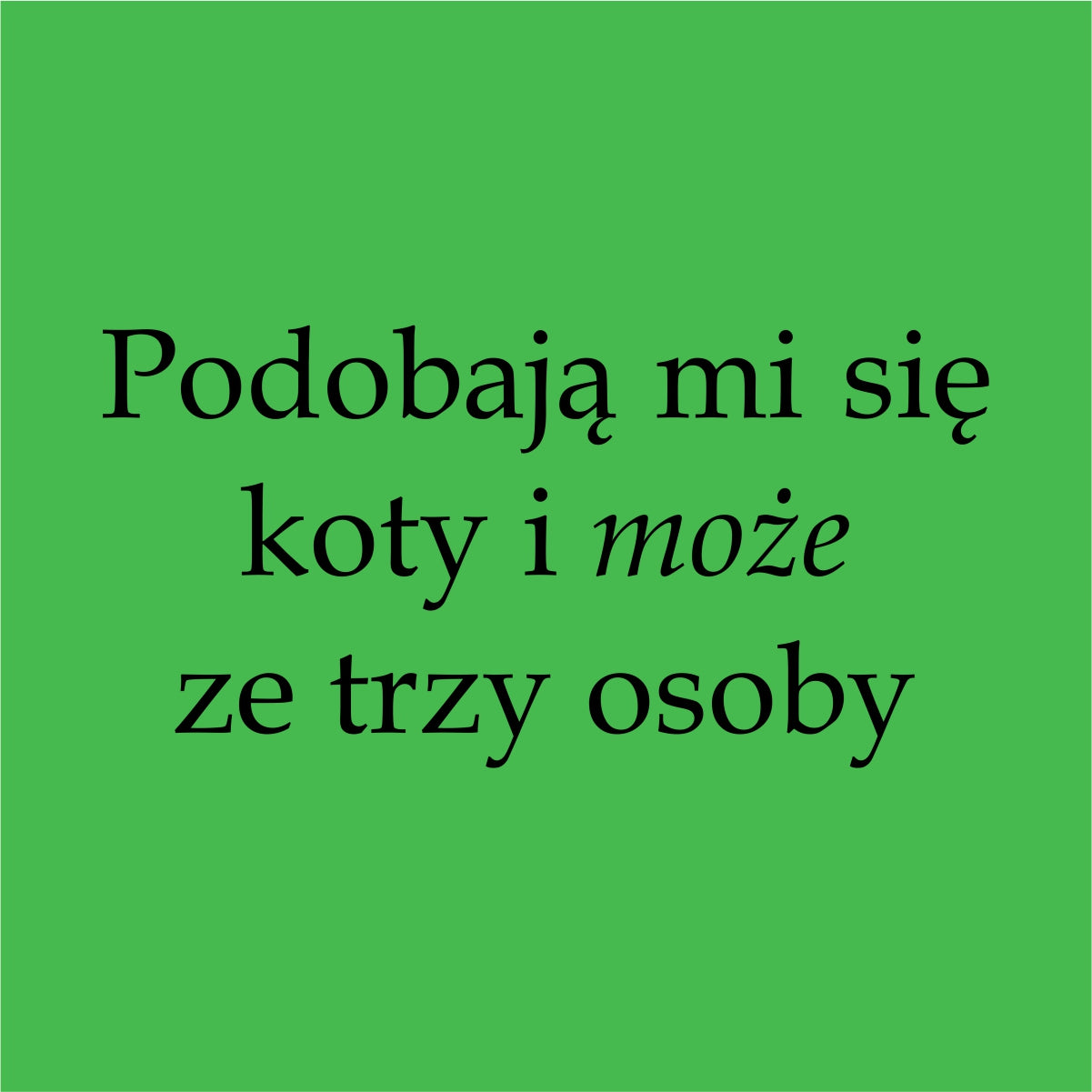 Limonkowa koszulka Podobaja mi sie koty