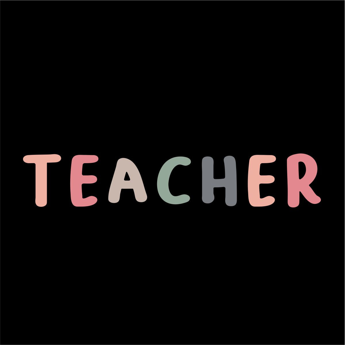 Czarna UNISEX bluza "Teacher"