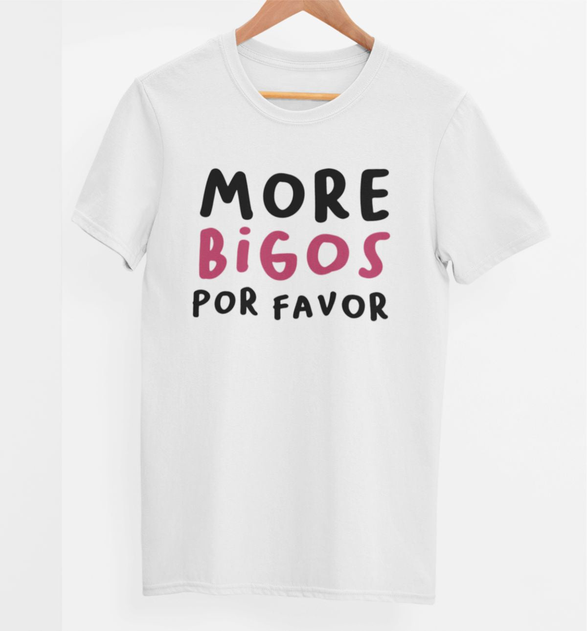 Biała UNISEX koszulka "More Bigos"