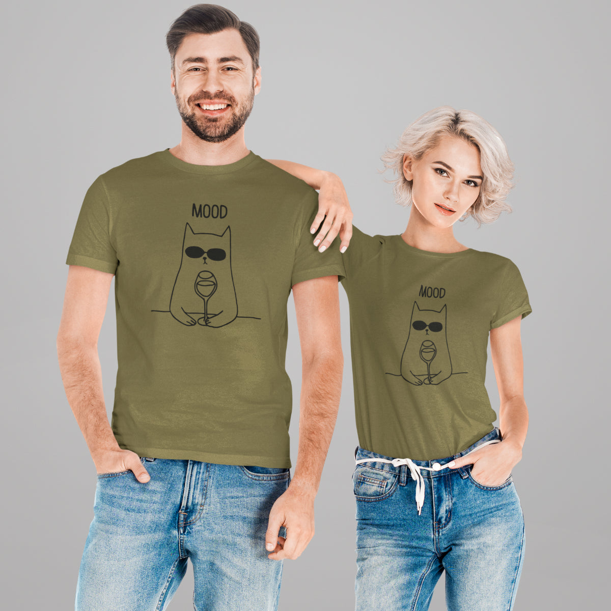 Khaki UNISEX T-shirt Mood