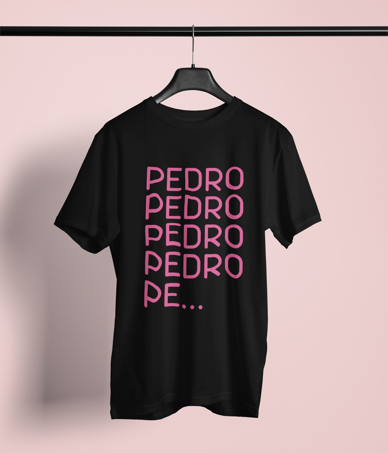 Czarna UNISEX koszulka "PEDRO PEDRO PEDRO"