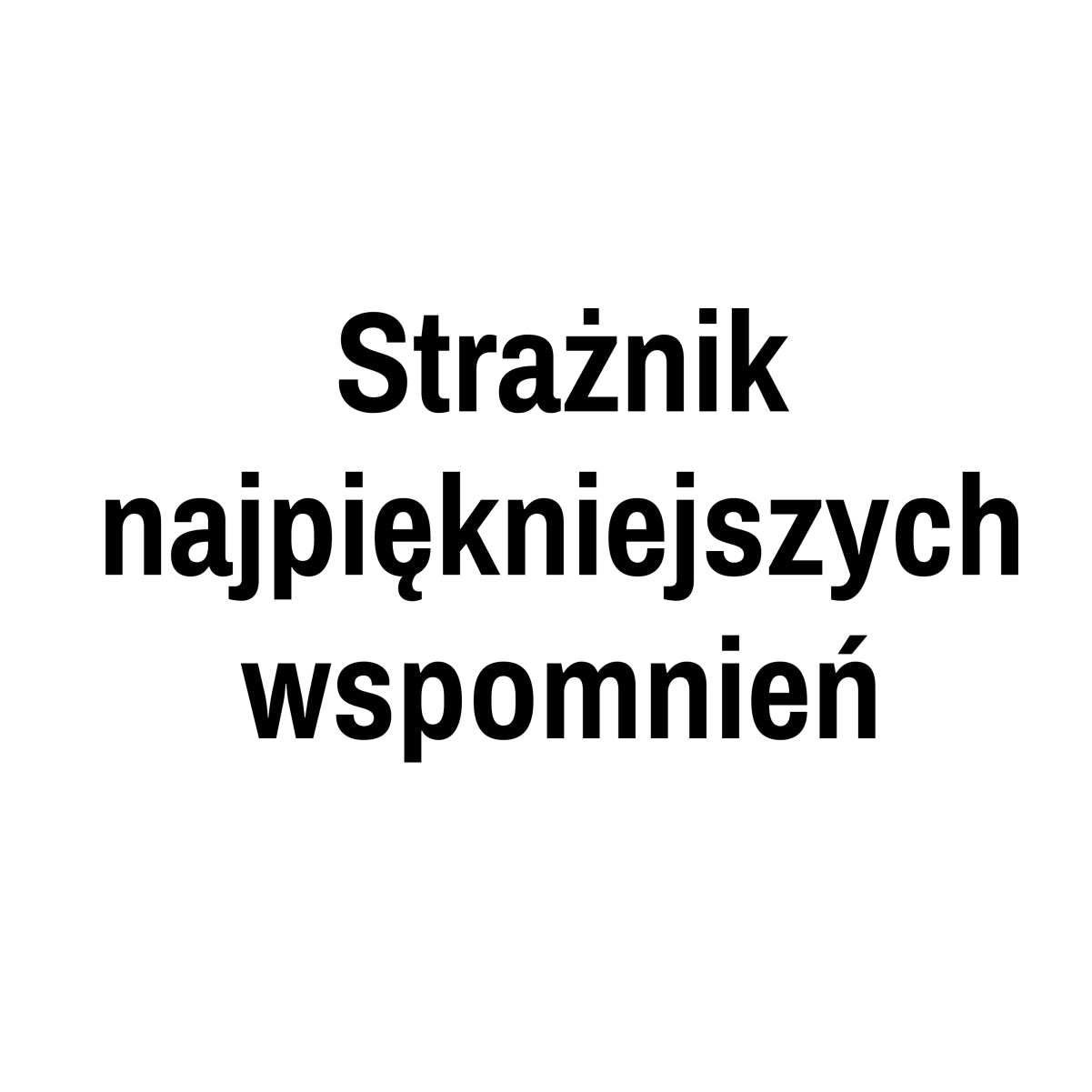 Biała UNISEX koszulka Strażnik najpiękniejszych wspomnień