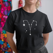 Czarna T-shirt Zodiakalny Baran