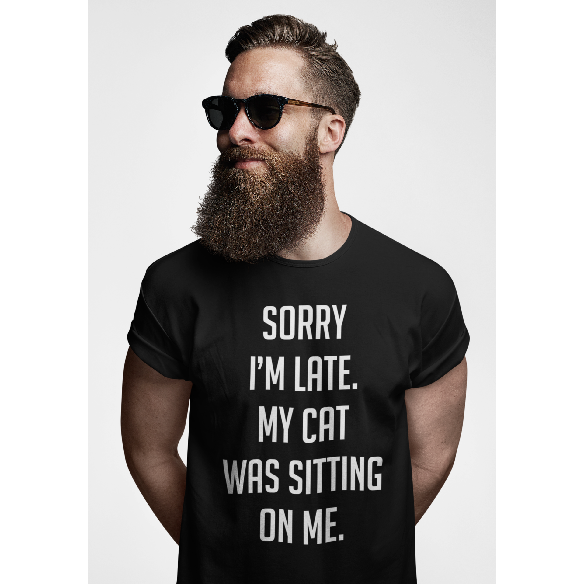 Czarna T-shirt Sorry