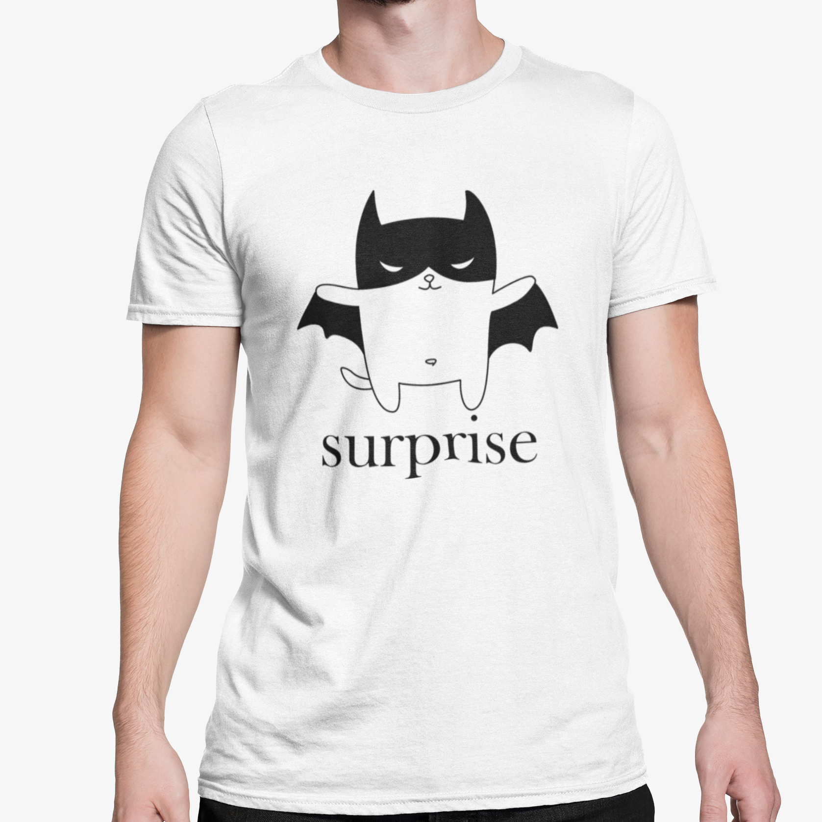 Biały T-shirt Surprise