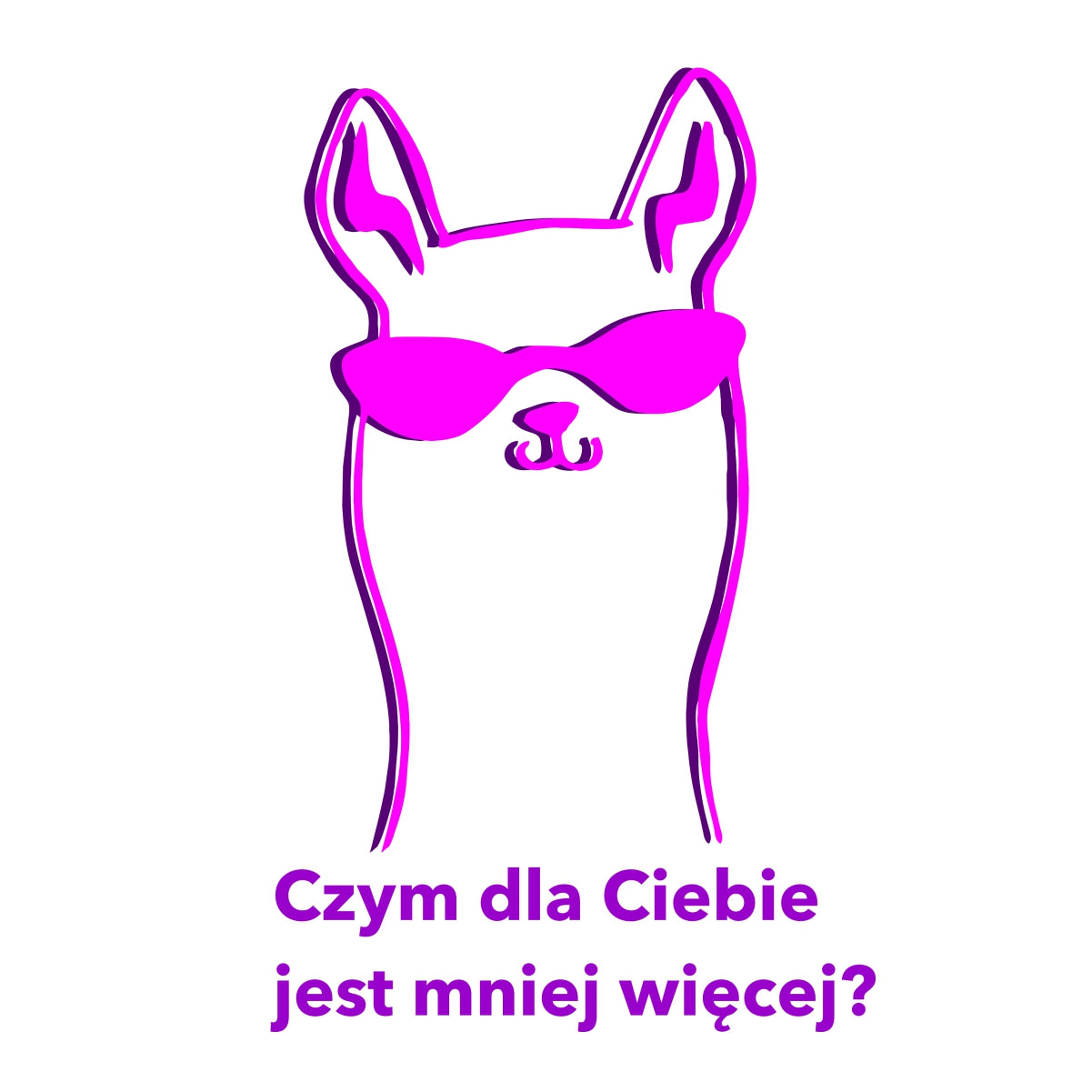 Biała UNISEX koszulka Czym dla Ciebie jest mniej więcej?