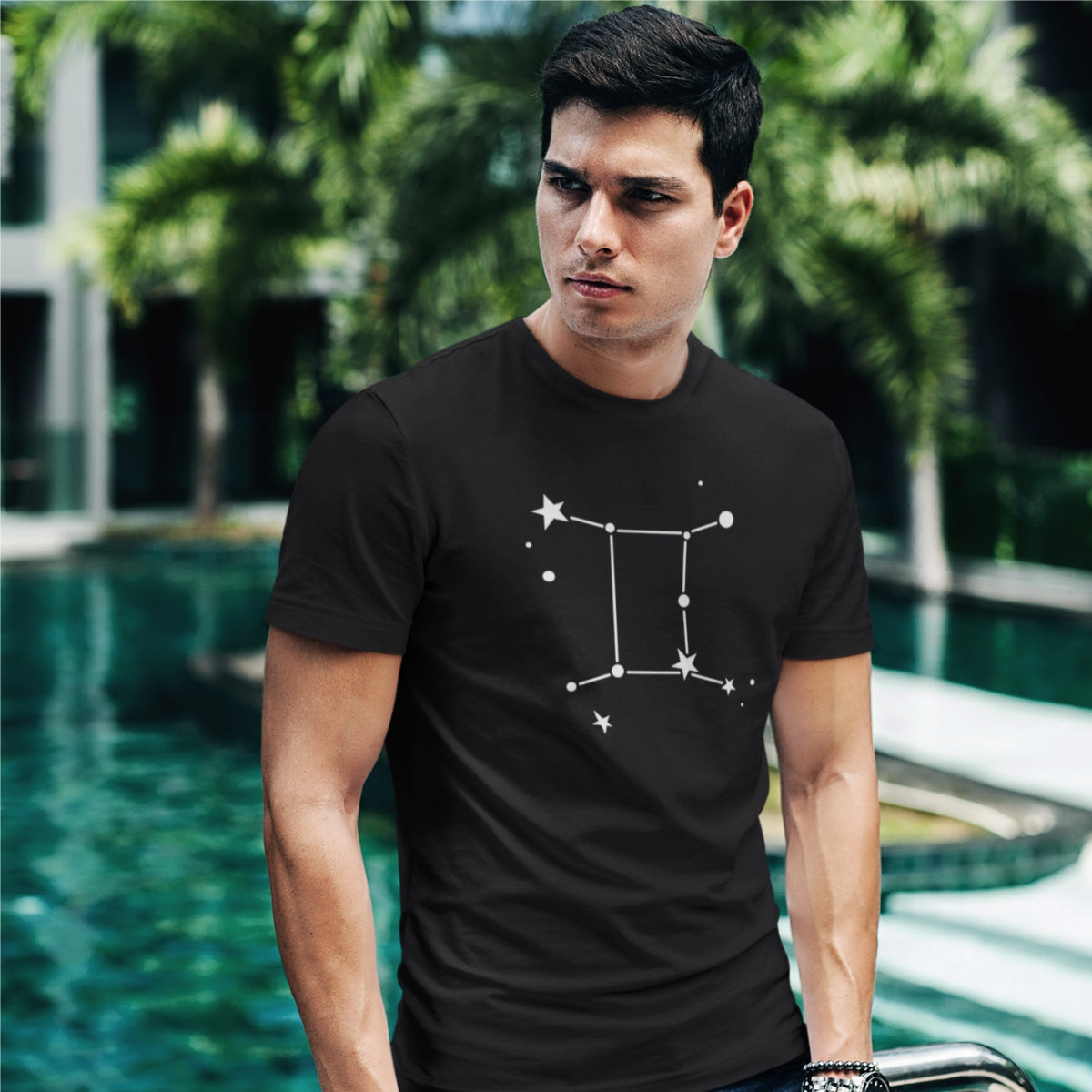 Czarna T-shirt Zodiac