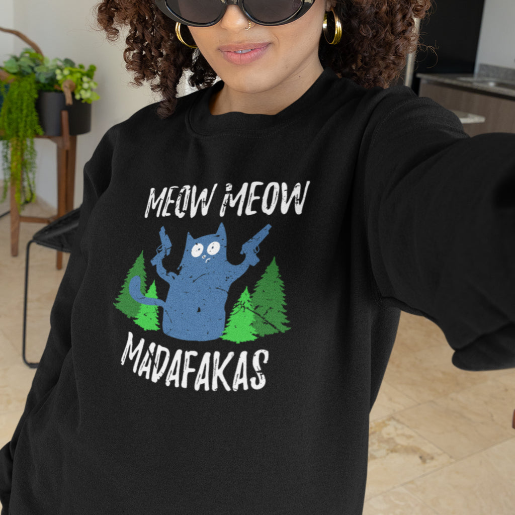 Bluza czarna Meow Meow