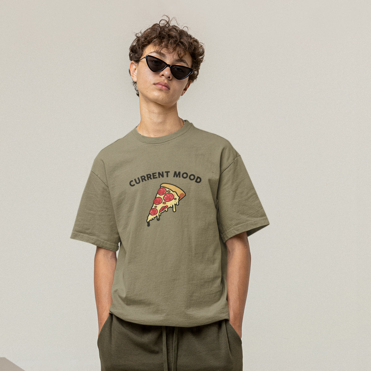 Khaki UNISEX T-shirt Current mood